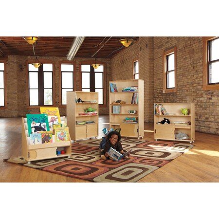 Jonti-Craft TrueModern Three-Shelf Bookcase 1724JC